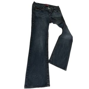 Y2K Torrid Jeans 12 Dark Wash Boot Cut Pocket Embroidery